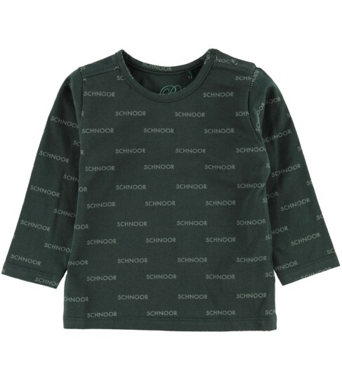 Sofie Schnoor Petit By Genser Jersey Grønn m. Logoer 62 Genser