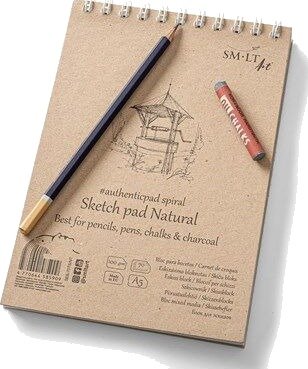 SMLT Drawing pad SKITSE NATURAL. A5. 100g