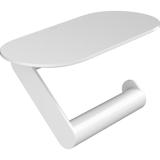 Hansgrohe WallStoris Papirholder Med hylle Hvit Matt