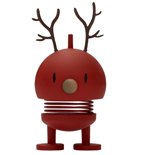 Hoptimist   Bumble soft reindeer liten berry