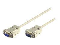 MicroConnect Seriellforlengelseskabel - DB-9 (hann) til DB-9 (hunn) - 10 m