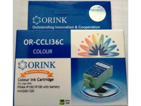 Orink Canon Pcl36 Fargeblekk - Erstatning Cli36 Cli-36 1511B001 Cl 36