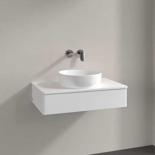 Villeroy & Boch Antao Servantskap med 1 skuff 80x50x19 cm u/lys Hvit Matt