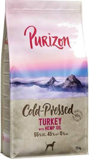 Purizon Tørrfôr Kaldpresset Med Hempolje Kalkun 2 X 12 kg