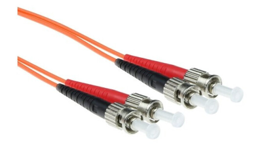 Act 15 Meter Lszh Multimode 62.5/125 Om1 Fiber Patch Cable Duplex With St Connectors. St-St 62.5/125 Om1 Dup 15.00M (Rl1015)