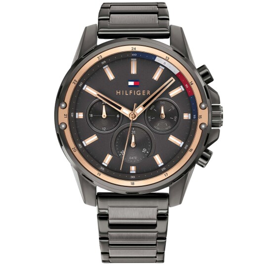 Tommy Hilfiger Mason 1791790 - Herre - 44 mm - Analog - Kvarts urverk - Mineralglas