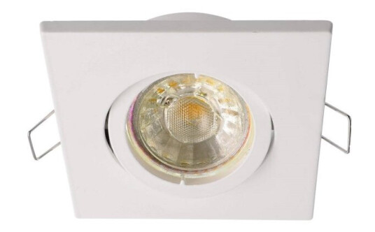 Deko Light Alioth 110029 Loftsindbygningsring Led Rgb Halogen Gu5.3 Mr 16 35 W Signalhvid Ral 9003