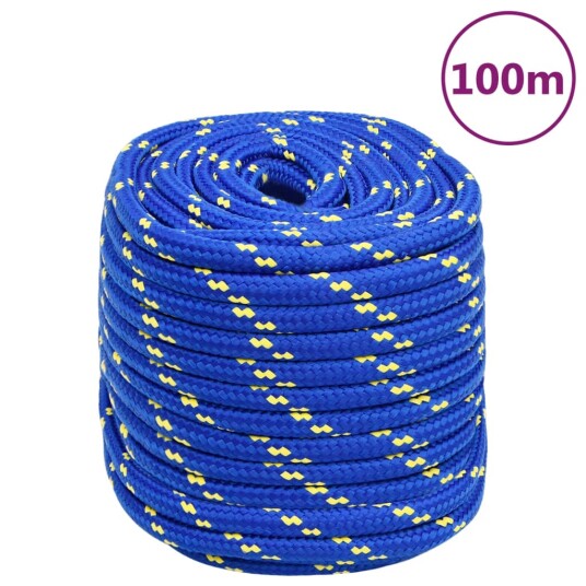 Båttau blå 16 mm 100 m polypropylen Båttau blå 16 mm 100 m polypropylen