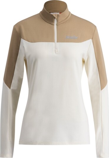 Swix Women's Infinity Light Half Zip Snow White XS