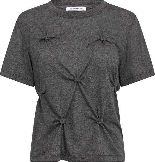 Co" Couture Taniacc Knot Tee Grey S