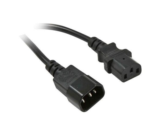 Synergy Strømkabel C13 til C14 Skjøt 1m