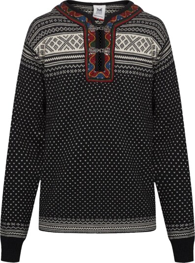 Dale of Norway Unisex Setesdal Sweater Norweigan Wool Black/Offwhite XXXXL