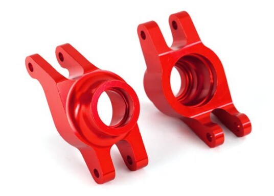 Traxxas 8952R Stub Axle Carriers Rear Alu Red Pair Maxx Traxxas 8952R Stub Axle Carriers Rear Alu Red Pair Maxx