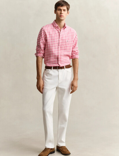 GANT Reg White Jeans White 33 x 30