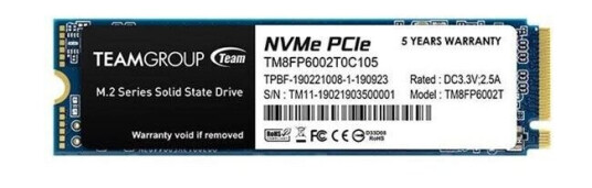 Team Group MP33 SSD - 2TB - M.2 2280 (80mm) PCIe 3.0