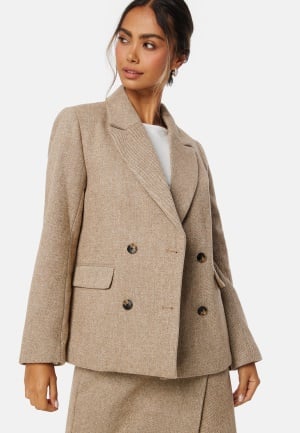 Y.A.S Summer LS Wool Mix Blazer Toasted Coconut XS
