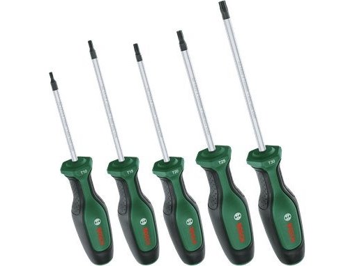 Bosch Torx Skrutrekkersett 5 Deler Ergonomisk Håndverktøy Bosch Torx Skrutrekkersett 5 Deler Ergonomisk Håndverktøy