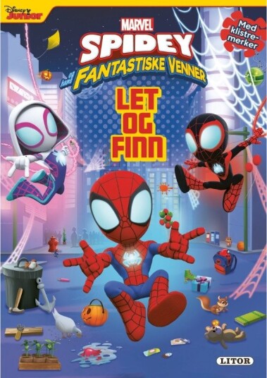 Spiderman Marvel Spidey Aktivitetsbok Med Klistremerker Let Og Finn