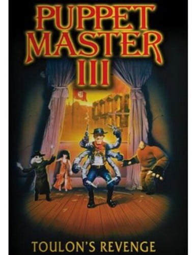 Puppet Master 3: Toulon's Revenge (1991) DVD