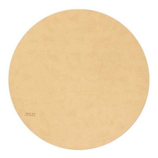 MiLLE W NORDISK DESIGN Rund bordbrikke 40 cm beige