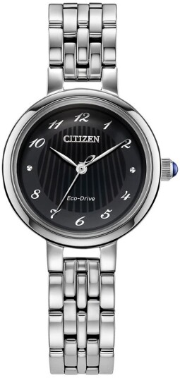 Citizen Dameklokke EM0990 81E L Sort/Stål Ø27.7 mm