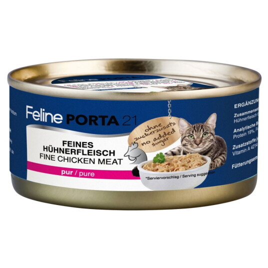 Feline Porta 21 Kylling Våtfôr til Katter - 6 x 156 g Feline Porta 21 Kylling Våtfôr til Katter - 6 x 156 g