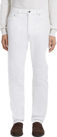 Zegna Herre Jeans Hvit W37, Zegna Herre Jeans Hvit W37,