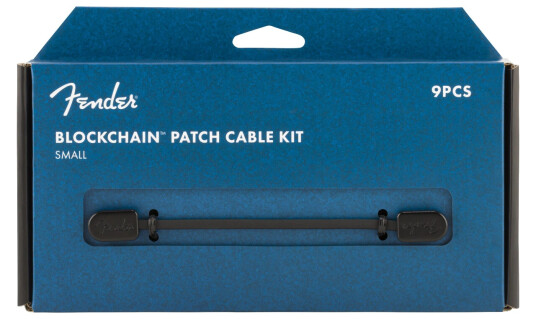 Fender Blockchain Patch Cable Kit Svart, Small Fender Blockchain Patch Cable Kit Svart, Small