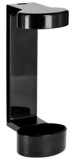 VEGA Holder For dispenserflaske neo, limes fast 22 cm (H) Svart 10 Stykk / Forpakning VEGA Holder For dispenserflaske neo, limes fast 22 cm (H) Svart 10 Stykk / Forpakning