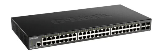 D-Link Dgs 1250-52X - Switch - L3 Lite - Smart - 48 X 10/100/1000 + 4 X 10 Gigabit Sfp+ - Rackmonterbar