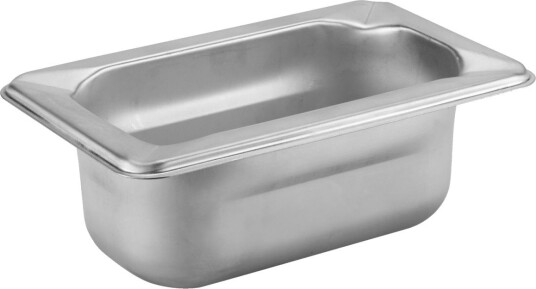 PULSIVA Kantine GN 1/9 Profi GN 1/9 0.7 l 17.6x10.8x6.5 cm LxBxD Stålgrå