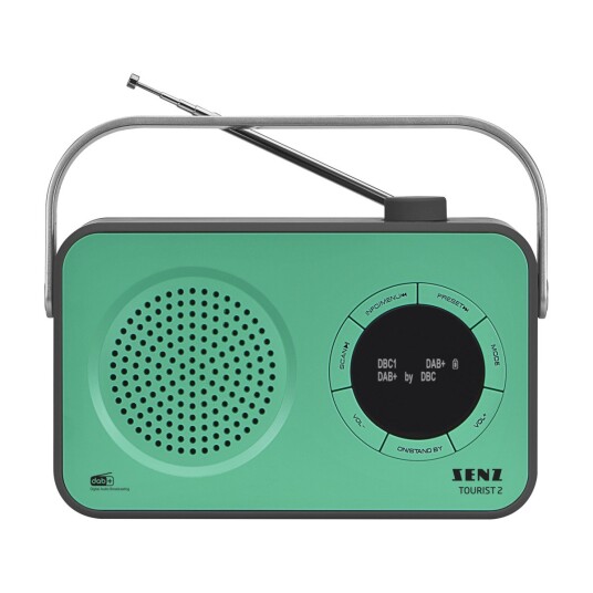 SENZ TOURIST 2 RADIO FM/DAB+, GRØNN SENZ TOURIST 2 RADIO FM/DAB+, GRØNN