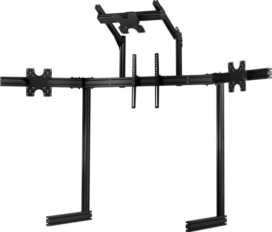 Next Level Racing Elite Free Standing Quad Monitor Stand Black Next Level Racing Elite Free Standing Quad Monitor Stand Black