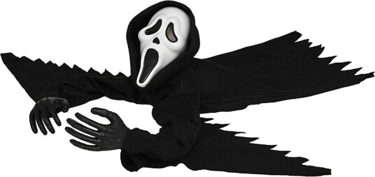 Palmer Agencies Scream Ghostface krypende rekvisitt 6335