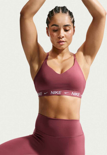 Nike Indy Dri Fit Light Support Padded Bra Burgunder XL Nike Indy Dri Fit Light Support Padded Bra Burgunder XL