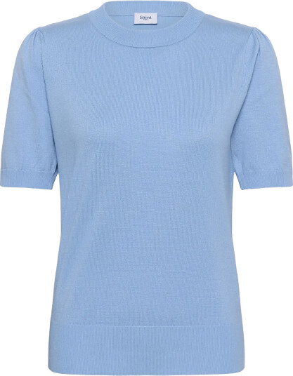 Saint Tropez Milasz Ss Pullover   Blue   M
