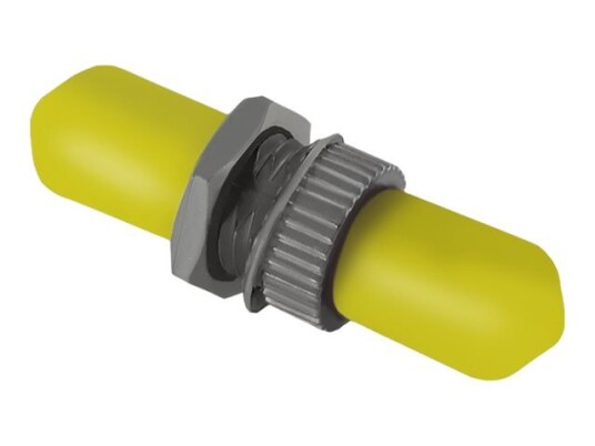 Qoltec Simplex - Nettverkkopler - St/Upc-Multimodus (Hunn) Til St/Upc-Multimodus (Hunn) - Fiberoptisk