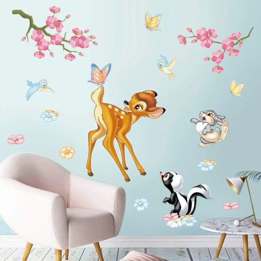 Namly Design Veggklistremerke Skogsdyr WALL3675A