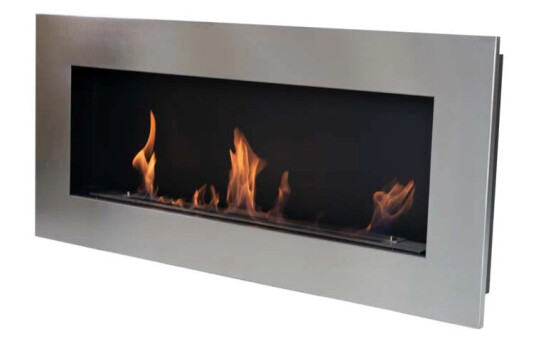 Scandiflames Murus 1200 Veggmontert Biopeis Børstet stål Børstet stål Scandiflames Murus 1200 Veggmontert Biopeis Børstet stål Børstet stål