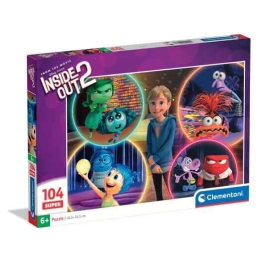 Clementoni Puslespill 104 Brikker Disney Pixar Inni 2