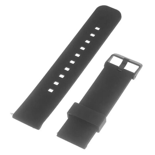 INCOVER Universal Silicone Watchband (22mm) - Svart