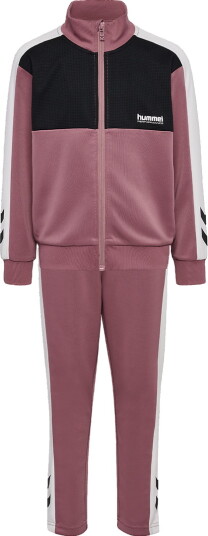 Hummel Hmljr Colorblock Tracksuit Wistful Mauve 116 Hummel Hmljr Colorblock Tracksuit Wistful Mauve 116