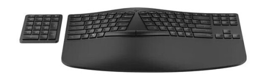HP 965 Ergonomisk Trådløst Tastatur med Numerisk Tastatur - Dansk - Svart HP 965 Ergonomisk Trådløst Tastatur med Numerisk Tastatur - Dansk - Svart