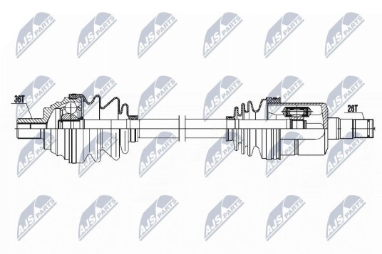Nty Drivaksel NTY NPW VW 052