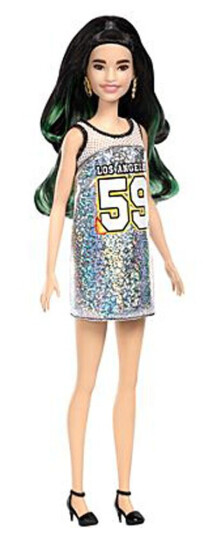 Barbie Fashionistas dukke Glitrende kjole