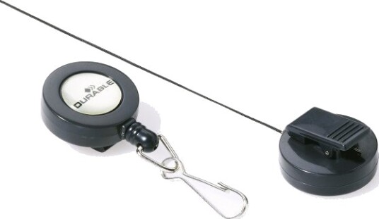 Durable 8221 58 Uttrekkbar Merkesnelle Sort 10 Stykker 85 Cm