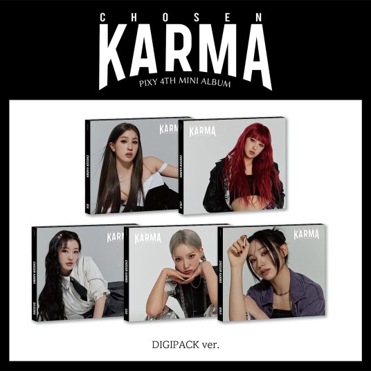 Pixy  Chosen Karma  Random Cover  Incl. 24pg Booklet, 2 Photocards + Poster  CD