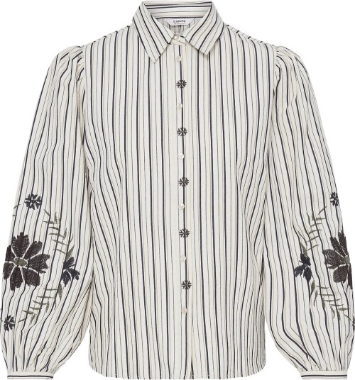b.young Byhippi Shirt   BIRCH STRIPE   42