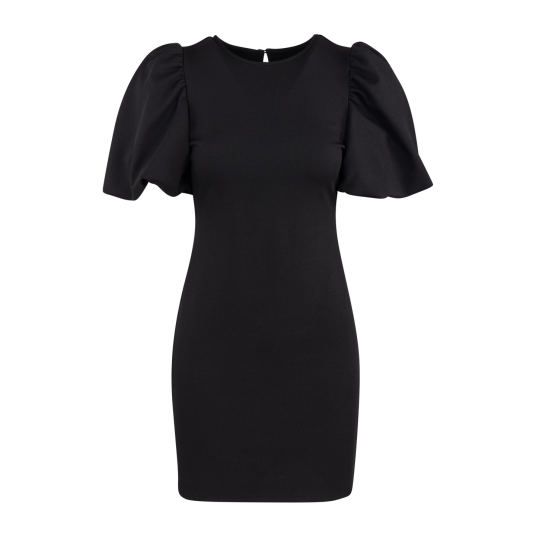 Keiyaa Dress Black M Dress with puffed sleeves Keiyaa Dress Black M Dress with puffed sleeves