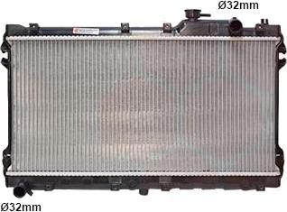 VAN WEZEL 27002087 Radiator motorkjøling